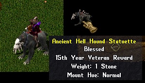 Ancient Hell Hound Ethereal Mount - Click Image to Close